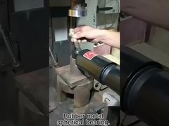 Υψηλής ποιότητας συνδεδεμένος θάμνος που εφαρμόζεται για αντι-τυλίγμα ράβδου συνδυασμού καουτσούκ μεταλλικού σφαιρικού ρουλεμάν